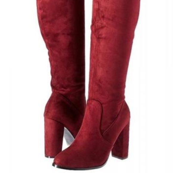 ✨HP✨N.Y.L.A. Women's Olygmagen Boot  Burgundy - Picture 4 of 5